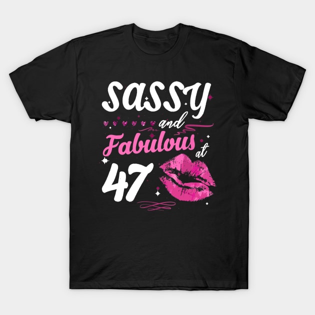 Sassy and Fabulous Birthday 1972 T-Shirt by Danielsmfbb